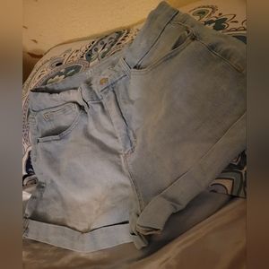 Women's NOBO No Boundaries Super High Rise Curvy Mom Shorts Size 13